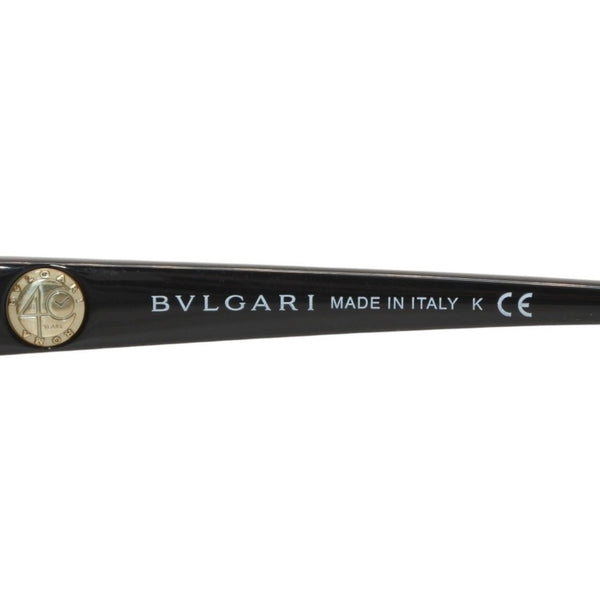 極美品 BVLGARI ブルガリ サングラス アイウェア 8169-Q 901/8G サイズ57□15 135 ブラック ホワイト アセテート 中古 4a000282