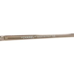 CHANEL シャネル リムレス サングラス アイウェア 4017-D c.159/6I サイズ62□17 120 ココマーク ラインストーン 美品 中古 4a000301