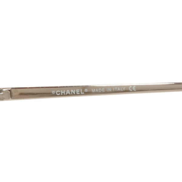 CHANEL シャネル リムレス サングラス アイウェア 4017-D c.159/6I サイズ62□17 120 ココマーク ラインストーン 美品 中古 4a000301