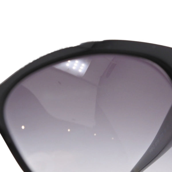 極美品 BVLGARI ブルガリ サングラス アイウェア 8169-Q 901/8G サイズ57□15 135 ブラック ホワイト アセテート 中古 4a000282