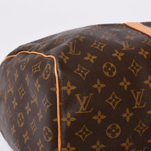 画像をギャラリービューアに読み込む, LOUIS VUITTON ルイヴィトン モノグラム キーポル45 ボストンバッグ M41428 PVC ヌメ革 ブラウン ゴールド金具 美品 中古 4a000235