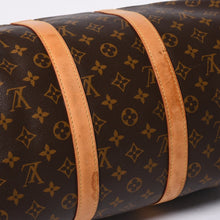 画像をギャラリービューアに読み込む, LOUIS VUITTON ルイヴィトン モノグラム キーポル45 ボストンバッグ M41428 PVC ヌメ革 ブラウン ゴールド金具 美品 中古 4a000235