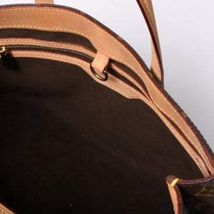Very Good Condition LOUIS VUITTON Wilshire PM Handbag M45643 Monogram Canvas Brown Used 4a000257
