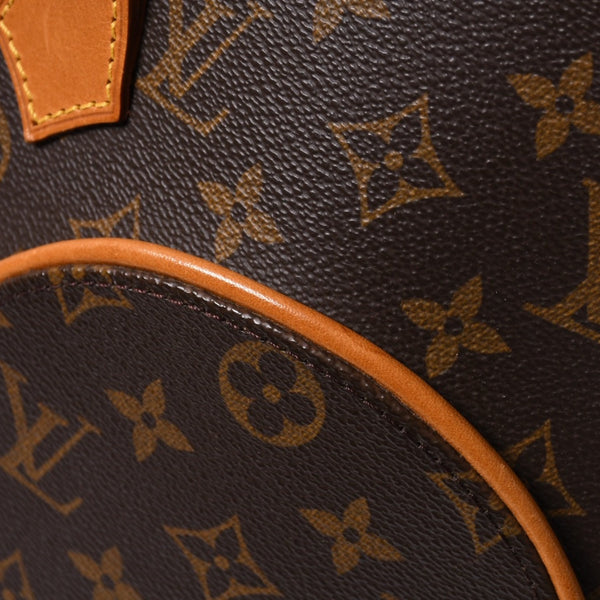 Very good condition LOUIS VUITTON Ellipse PM handbag monogram M51127 PVC tanned leather brown gold hardware used 4a000256