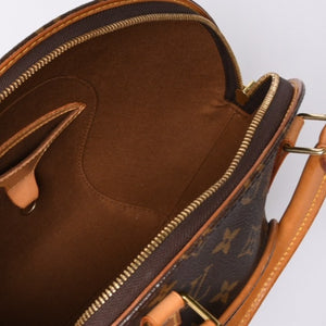 Very good condition LOUIS VUITTON Ellipse PM handbag monogram M51127 PVC tanned leather brown gold hardware used 4a000256