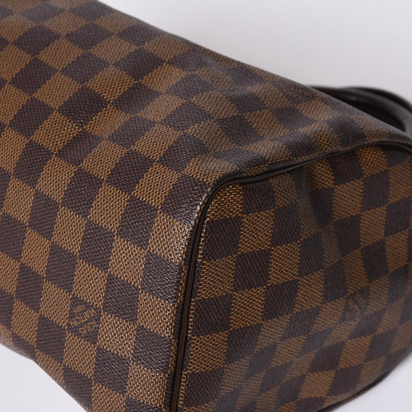 Very Good Condition LOUIS VUITTON Handbag Speedy 25 Damier Canvas Brown N41532 Used 4a000274