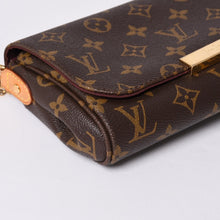 画像をギャラリービューアに読み込む, 極美品 LOUIS VUITTON ルイヴィトン フェイボリットPM ショルダーバッグ M40717 モノグラム ブラウン ゴールド金具 中古 4a000244