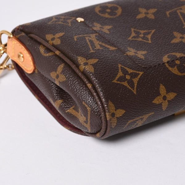 Very Good Condition LOUIS VUITTON Favorite PM Shoulder Bag M40717 Monogram Brown Gold Hardware Used 4a000244