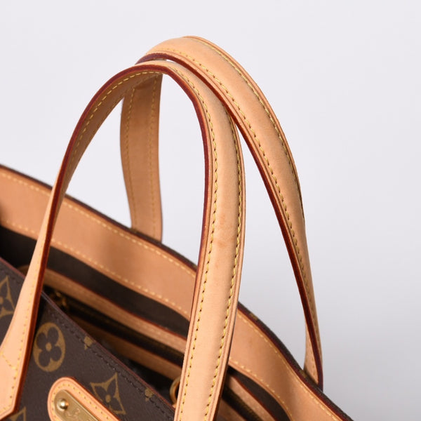 Very Good Condition LOUIS VUITTON Wilshire PM Handbag M45643 Monogram Canvas Brown Used 4a000257