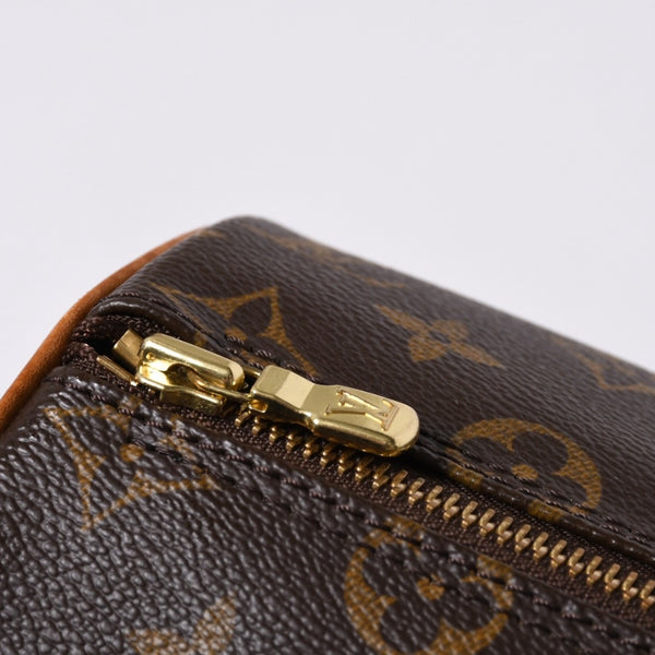 LOUIS VUITTON Papillon 26 Handbag M51366 Monogram PVC Leather Brown Gold Hardware Good Condition Used 4a000248
