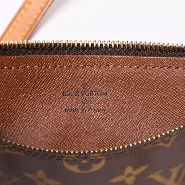 LOUIS VUITTON Papillon 26 Handbag M51366 Monogram PVC Leather Brown Gold Hardware Good Condition Used 4a000248