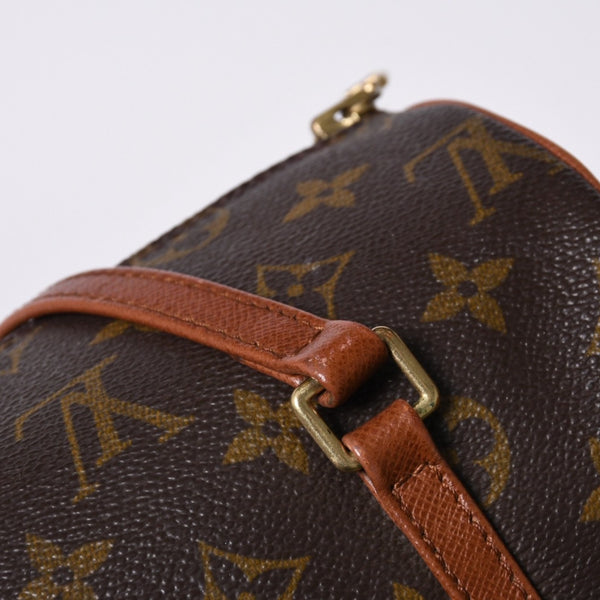 LOUIS VUITTON Papillon 26 Handbag Monogram M51366 Cylindrical Monogram Canvas Brown Good Condition Used 4a000247