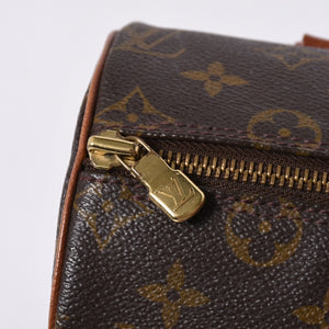 LOUIS VUITTON Papillon 26 Handbag Monogram M51366 Cylindrical Monogram Canvas Brown Good Condition Used 4a000247