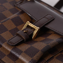 画像をギャラリービューアに読み込む, 極美品 LOUIS VUITTON ルイヴィトン ハンドバッグ N51121 マノスクPM ダミエ ブラウン ゴールド金具 中古 4a000276