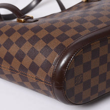 画像をギャラリービューアに読み込む, 極美品 LOUIS VUITTON ルイヴィトン ハンドバッグ N51121 マノスクPM ダミエ ブラウン ゴールド金具 中古 4a000276