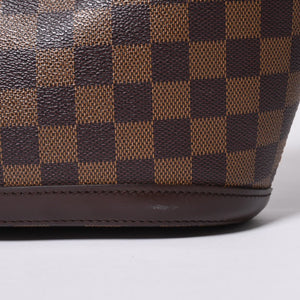 極美品 LOUIS VUITTON ルイヴィトン ハンドバッグ N51121 マノスクPM ダミエ ブラウン ゴールド金具 中古 4a000276
