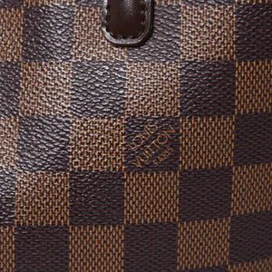 極美品 LOUIS VUITTON ルイヴィトン ハンドバッグ N51121 マノスクPM ダミエ ブラウン ゴールド金具 中古 4a000276