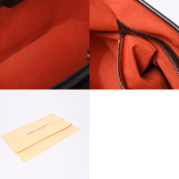 極美品 LOUIS VUITTON ルイヴィトン ハンドバッグ N51121 マノスクPM ダミエ ブラウン ゴールド金具 中古 4a000276