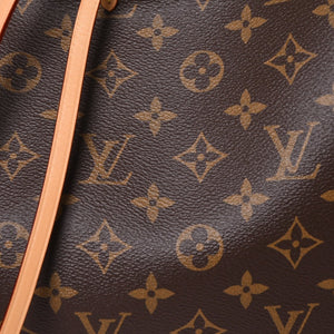 新品同様 LOUIS VUITTON ルイヴィトン キャリーオールNM MM トートバッグ M46197 モノグラム ブラウン レザー PVC 中古 4a000311