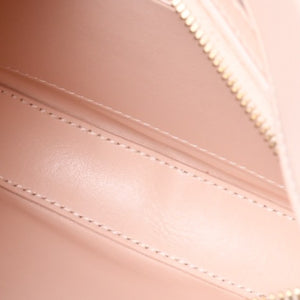 Very Good Condition BOTTEGA VENETA Intrecciato One Shoulder Bag Leather FF26830 WS26830 Salmon Pink Gold Hardware Used 4a000056