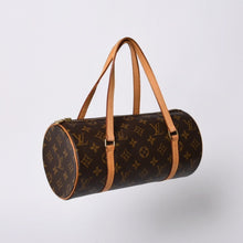 画像をギャラリービューアに読み込む, LOUIS VUITTON ルイヴィトン パピヨン26 ハンドバッグ モノグラム M51366 筒型 モノグラムキャンバス ブラウン 美品 中古 4a000246
