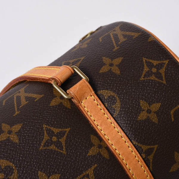 LOUIS VUITTON Papillon 26 Handbag Monogram M51366 Cylindrical Monogram Canvas Brown Good Condition Used 4a000246