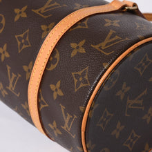 画像をギャラリービューアに読み込む, LOUIS VUITTON ルイヴィトン パピヨン26 ハンドバッグ モノグラム M51366 筒型 モノグラムキャンバス ブラウン 美品 中古 4a000246