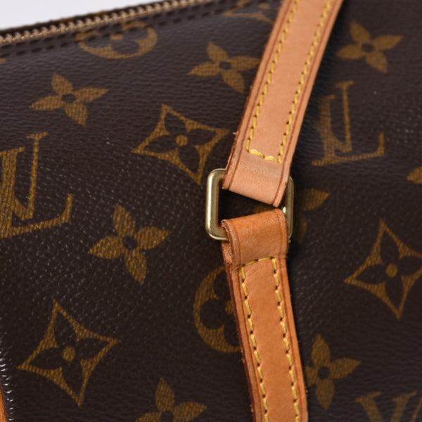 LOUIS VUITTON Papillon 26 Handbag Monogram M51366 Cylindrical Monogram Canvas Brown Good Condition Used 4a000246