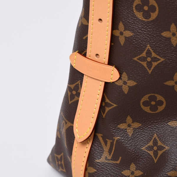 新品同様 LOUIS VUITTON ルイヴィトン キャリーオールNM MM トートバッグ M46197 モノグラム ブラウン レザー PVC 中古 4a000311
