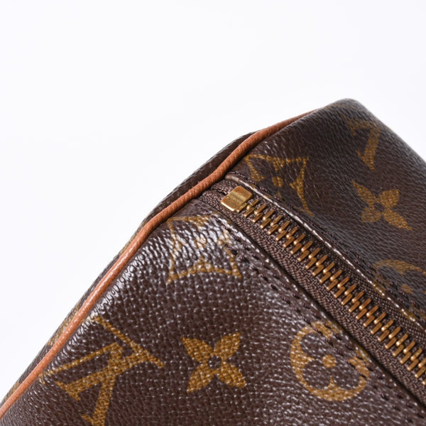 LOUIS VUITTON ルイヴィトン パピヨン26 ハンドバッグ モノグラム M51366 筒型 モノグラムキャンバス ブラウン 美品 中古 4a000249