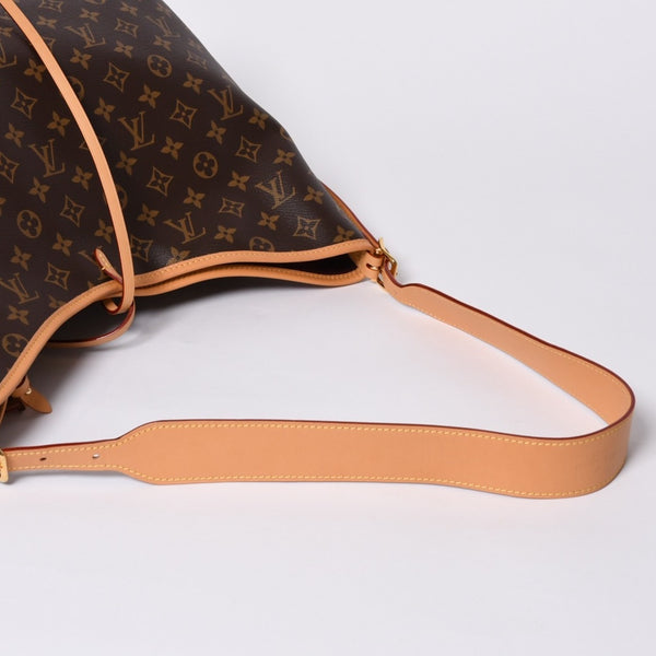 新品同様 LOUIS VUITTON ルイヴィトン キャリーオールNM MM トートバッグ M46197 モノグラム ブラウン レザー PVC 中古 4a000311