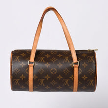 画像をギャラリービューアに読み込む, LOUIS VUITTON ルイヴィトン パピヨン26 ハンドバッグ M51366 モノグラム PVC レザー ブラウン ゴールド金具 美品 中古 4a000248