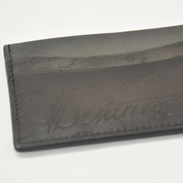 Berluti ベルルッティ Bambou バンブー Card Holder カードホルダー ヴェネチア ソフト カーフレザー F1211P 美品 中古 4a000315