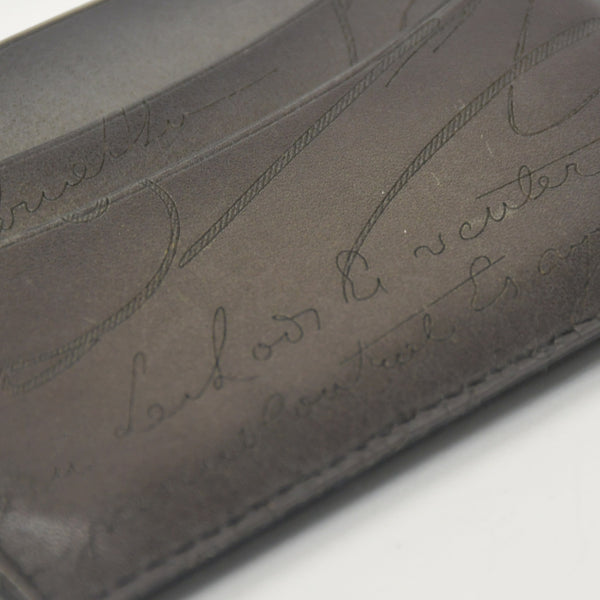 Berluti ベルルッティ Bambou バンブー Card Holder カードホルダー ヴェネチア ソフト カーフレザー F1211P 美品 中古 4a000315