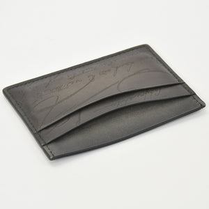 Berluti ベルルッティ Bambou バンブー Card Holder カードホルダー ヴェネチア ソフト カーフレザー F1211P 美品 中古 4a000315