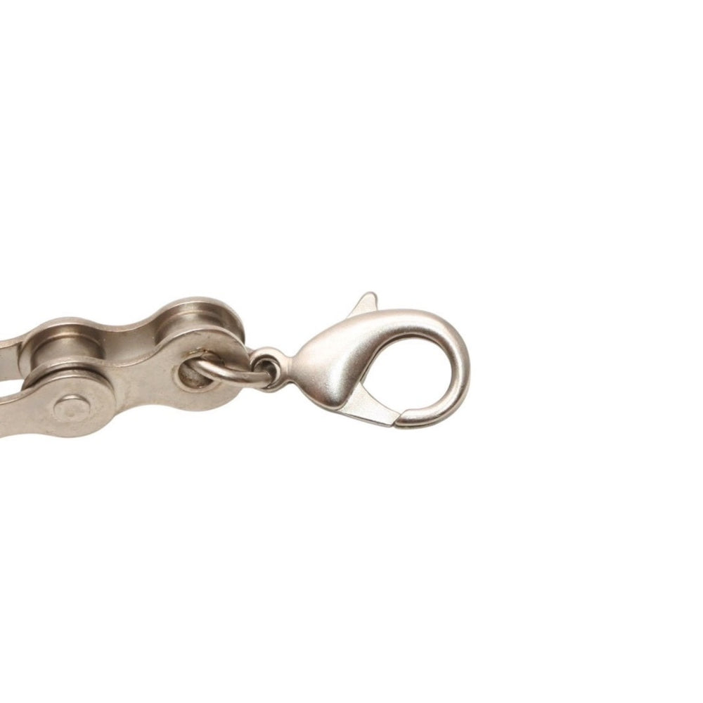 VETEMENTS Bike Chain Necklace Stainless Steel Silver Total Length 51cm Good Condition Used 4a000686