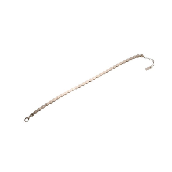 VETEMENTS ヴェトモン バイクチェーンネックレス ステンレス シルバー 全長51cm 美品 中古 4a000686