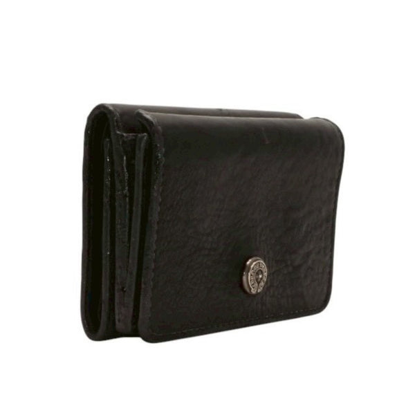 CHROME HEARTS OPEN WOUND Trifold Wallet Leather Leather Wallet Wallet Silver 925 Good Used 4a000673