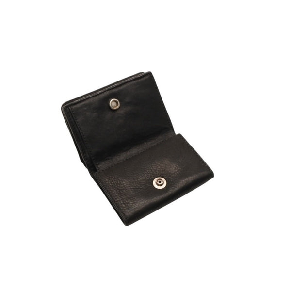 CHROME HEARTS OPEN WOUND Trifold Wallet Leather Leather Wallet Wallet Silver 925 Good Used 4a000673