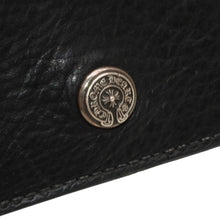 画像をギャラリービューアに読み込む, CHROME HEARTS クロムハーツ OPEN WOUND 三つ折り財布 レザー レザーウォレット 財布 シルバー925 良品 中古 4a000673