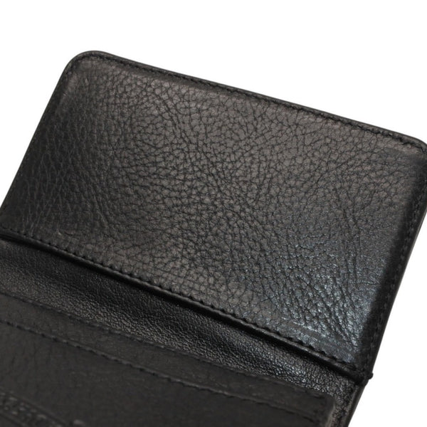 New and unused CHROME HEARTS Card Case Leather Leather Wallet Wallet Silver 925 Used 4a000949