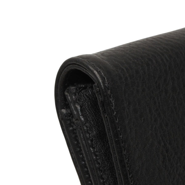 New and unused CHROME HEARTS Card Case Leather Leather Wallet Wallet Silver 925 Used 4a000949