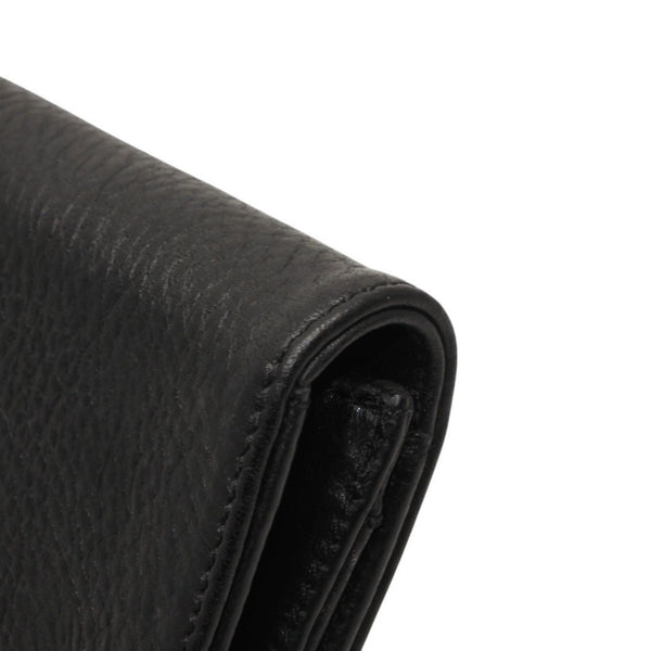 New and unused CHROME HEARTS Card Case Leather Leather Wallet Wallet Silver 925 Used 4a000949