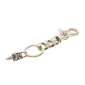 CHROME HEARTS CLP CHN CLASSIC-S Short Classic Link Key Ring Weight Approx. 51.66g Silver 925 Good Condition Used 4a000612