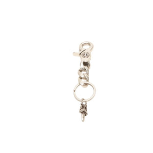 CHROME HEARTS CLP CHN CLASSIC-S Short Classic Link Key Ring Weight Approx. 51.66g Silver 925 Good Condition Used 4a000612