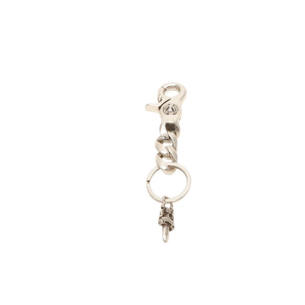 CHROME HEARTS CLP CHN CLASSIC-S Short Classic Link Key Ring Weight Approx. 51.66g Silver 925 Good Condition Used 4a000612