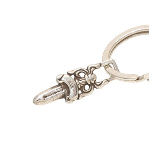 CHROME HEARTS CLP CHN CLASSIC-S Short Classic Link Key Ring Weight Approx. 51.66g Silver 925 Good Condition Used 4a000612