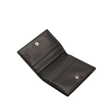 画像をギャラリービューアに読み込む, PRADA プラダ ウォレット 折りたたみ財布 2MO006 ブラック VIT.MICRO GRAIN NERO ロゴ シルバー金具 美品 中古 4a000466