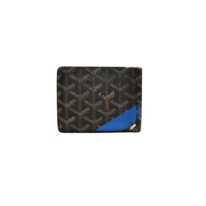 GOYARD ゴヤール 二つ折り財布 Card Holder カードホルダー ヘリンボーン柄 Black ブラック 良品 中古 4a000458
