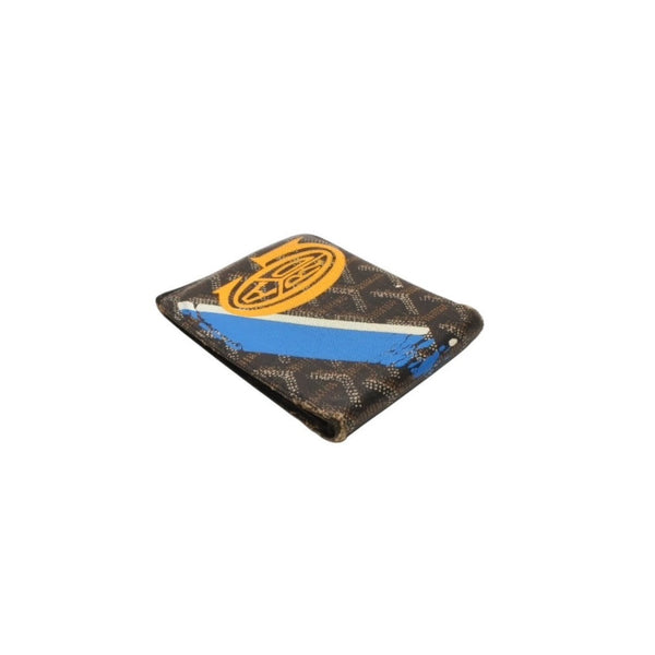 GOYARD ゴヤール 二つ折り財布 Card Holder カードホルダー ヘリンボーン柄 Black ブラック 良品 中古 4a000458